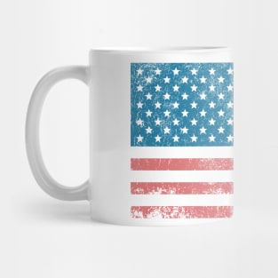 American Flag Retro Mug